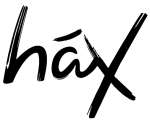 HÄX logo musta.