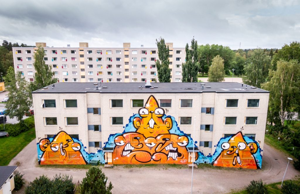 Räikee 2021 Nummi graffiti.