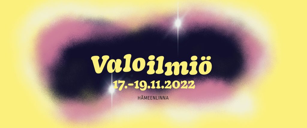 Valoilmiö kaupunkifestivaalin graafinen logo