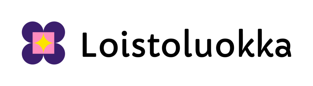 Loistoluokka logo. Loistoluokka on Eu:n osarahoittama hanke.